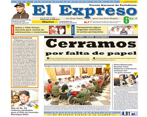 el expreso Venezuela Awareness