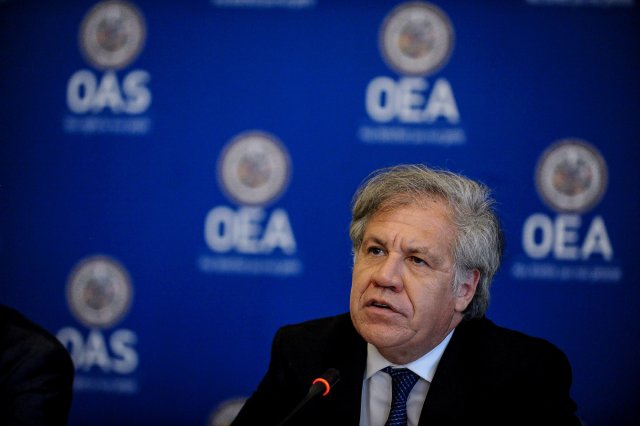 The Organization of American States (OAS) holds a news conference in Washington