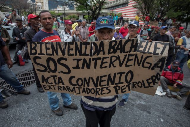Trabajadores petroleros exigen presencia de Bachelet