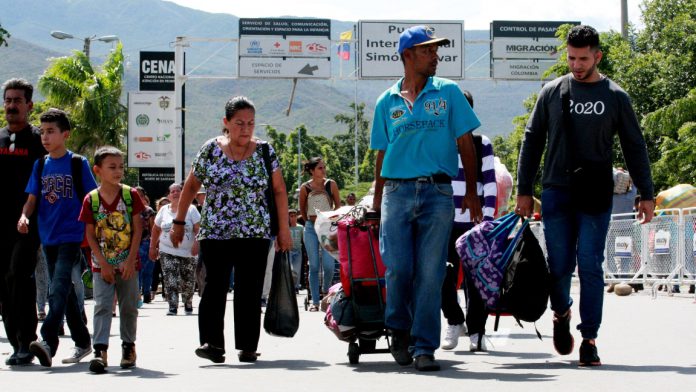 migrantes venezolanos en Colombias